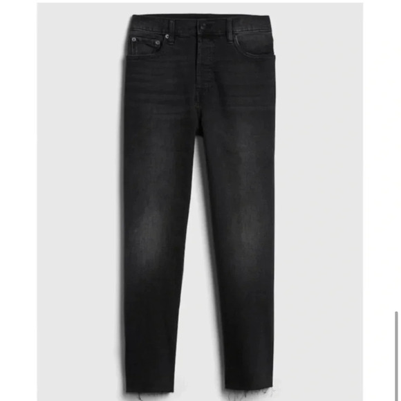 Gap Cheeky Straight Button Fly - Faded Black Jeans - 16/32 - Picture 1 of 12